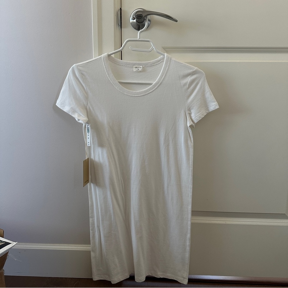 Wilfred free White Short Sleeve T-Shirt dress XXS
